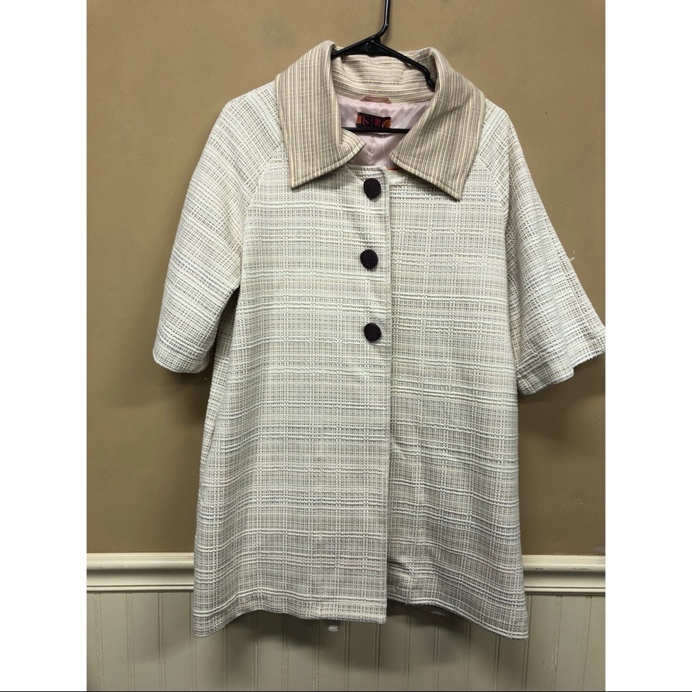 #21 NWT Isle by Melis Kozan NWT Women's Sahar (Natural/Tan) DORIS Jacket Size XS